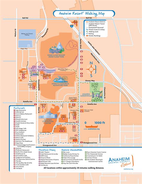 Anaheim Convention Center Map - Blank Map Of United States