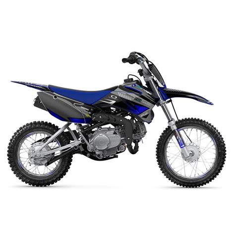 Yamaha TTR 110 Dirt Bike Graphics Kit - SURGE BLUE | SENGE GRAPHICS INC