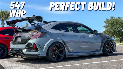 547 WHP Big Turbo Civic Type R Drive and Review! - YouTube