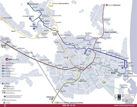 Valencia, Spain | Metro de valencia, Valencia españa, Mapa del metro