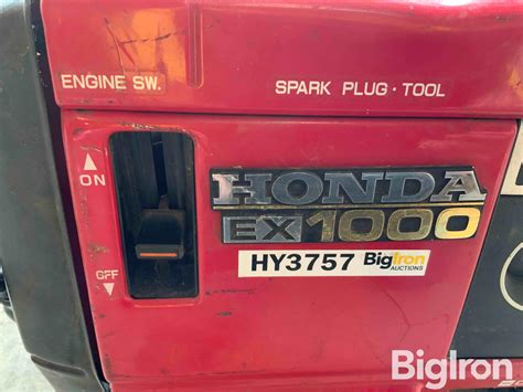 Honda EX1000 Generator BigIron Auctions