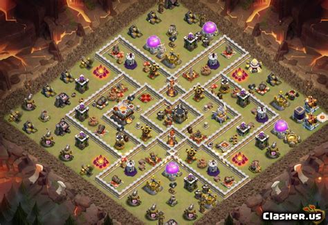 Copy Base [Town Hall 11] TH11 War/Trophy base #1068 [With Link] [0-2021 ...