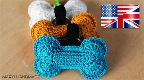 Crochet Dog Bone Ornament Pattern