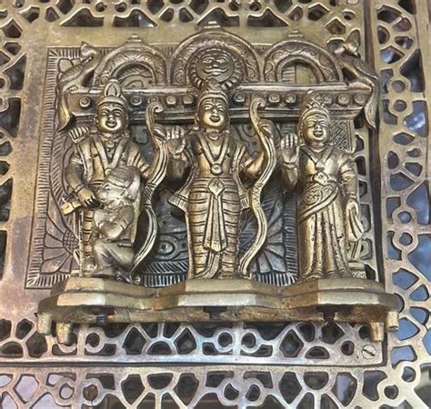 8 Inch Brass Ram Darbar, Temple at Rs 810/piece in Mumbai | ID: 2852571453462