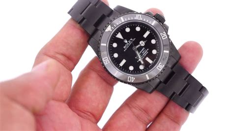 Rolex Submariner Black PVD Watch - YouTube