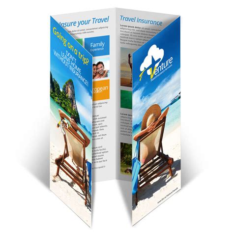 Double Gate Fold Brochures: Free File Template | 48HourPrint