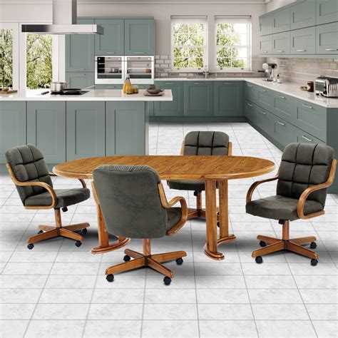 Douglas Furniture Meghan Swivel Rocker Roller Dinette Set - Dinette Online