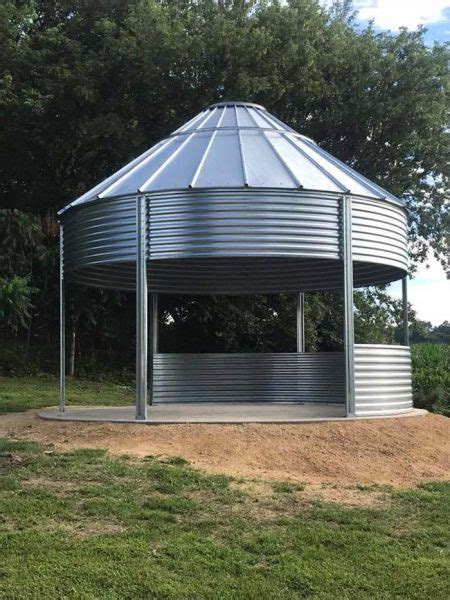 A Grain Silo Turned Into Gazebo Could Be Your Best Summer Retreat