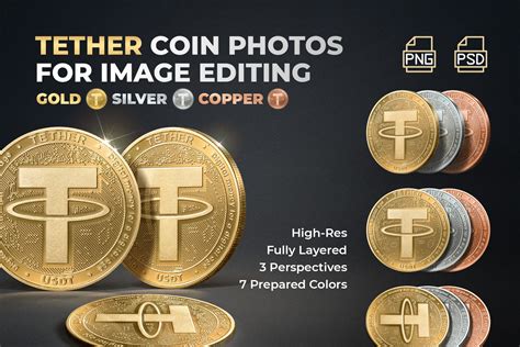 Tether Coin Photos - USDT Crypto | Graphic Objects ~ Creative Market