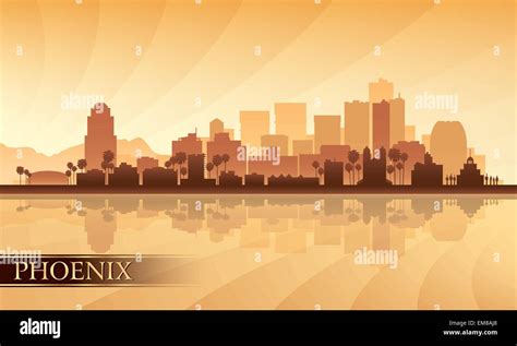 Phoenix skyline vector hi-res stock photography and images - Alamy