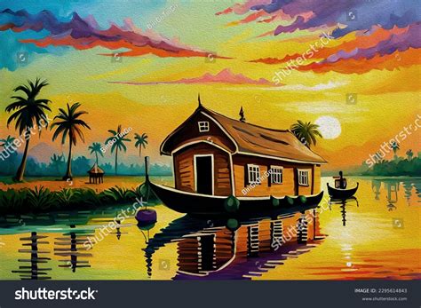 18 Kerala Oil Painting Images, Stock Photos & Vectors | Shutterstock