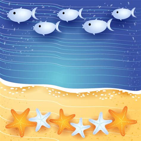 14 Beach Vector Free Images - Free Vector Beach Scene, Tropical Beach ...