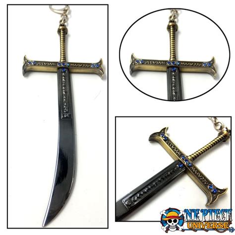 Dracule Mihawk Sword Keychain Steel Gift Toys | One Piece Universe