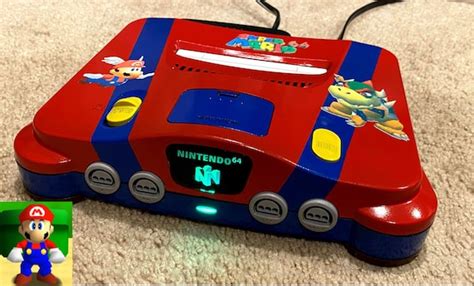 CUSTOM MODDED Nintendo 64 N64 Console Super Mario 64 Themed - Etsy Canada