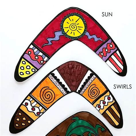 Australia! DIY 2 Boomerangs + 1 Mini Didgeridoo Craft Kit for Kids, Intro to Aboriginal ...