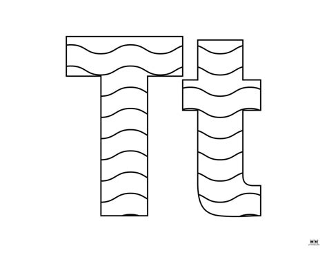 Letter T Coloring Pages - 15 FREE Pages | Printabulls