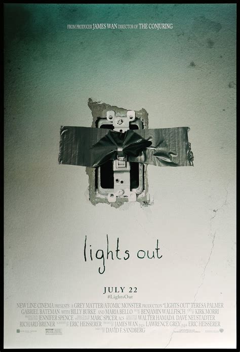 Lights Out (2016) Original One-Sheet Movie Poster - Original Film Art - Vintage Movie Posters