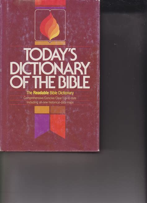 Today's Dictionary of the Bible by Various: Good Hardcover (1982 ...