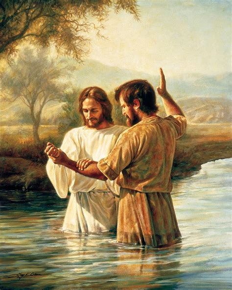 Baptism Of Christ Painting by Greg Olsen