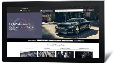 Lexus Parts Catalog Ecommerce Web Hosting | Revolution Parts