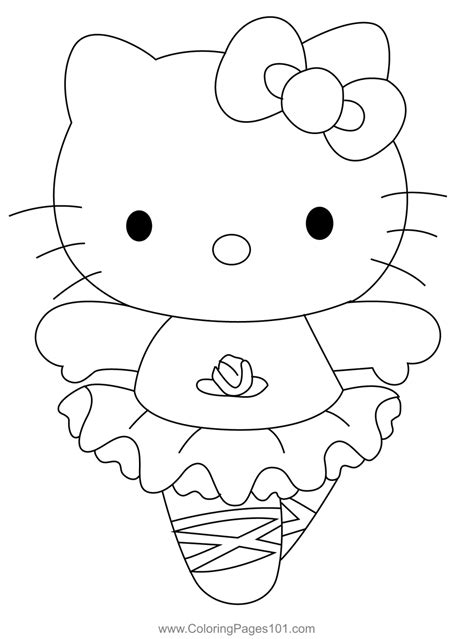 Hello Kitty Coloring Page for Kids - Free Hello Kitty Printable Coloring Pages Online for Kids ...