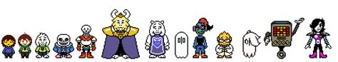 Undertale Sprites by SiriusNightstream on DeviantArt