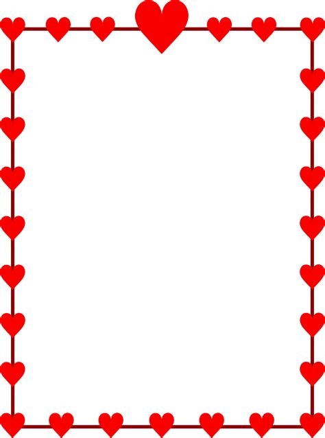 Free Heart Page Border, Download Free Heart Page Border png images, Free ClipArts on Clipart Library