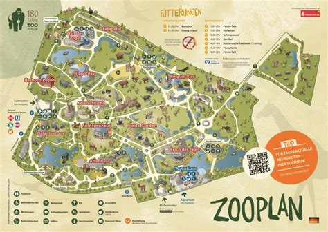 Berlin Zoological Garden Map (2024 - 2022) | ThemeParkBrochures.net