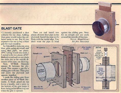 Homemade Blast Gate • WoodArchivist