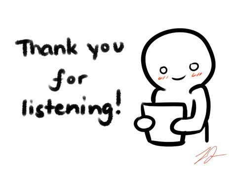 'Thank you for listening' card by LyraEri on DeviantArt