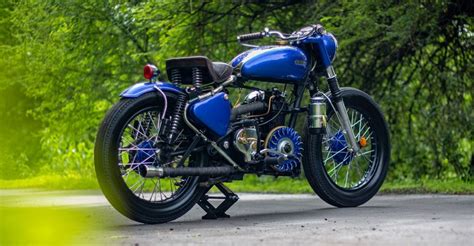 This is 1959 Royal Enfield Bullet That’s Powered by a DIESEL Engine!