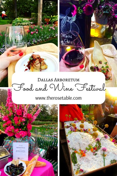 Dallas Arboretum Food and Wine Festival 2017 | Wine recipes, Wine ...