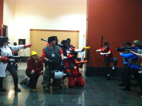 TF2 Cosplay Groups RED and BLU TEAM 4 by CosplayRocket on DeviantArt