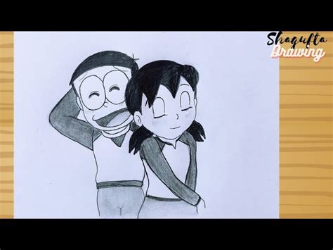 Nobita And Shizuka Sketch