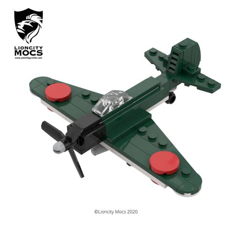 LEGO MOC A6M Zero Fighter WWII Mini Aircraft MOC by Lioncity Mocs ...