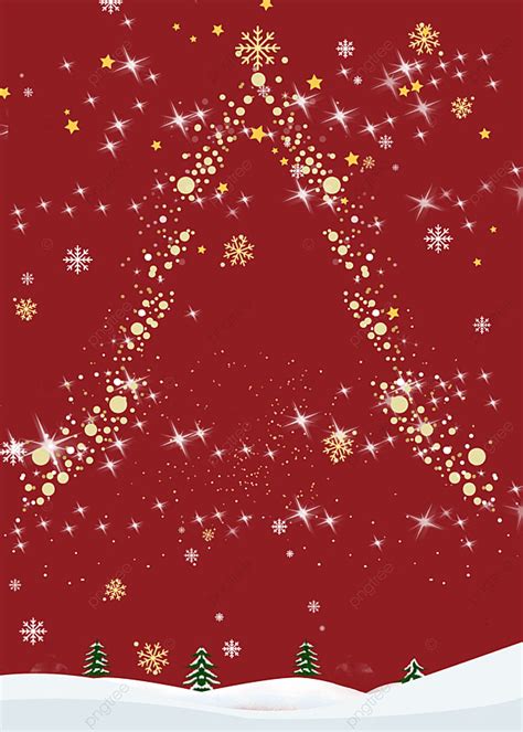 Red Christmas Tree Background, Shining Christmas, Lights, Christmas ...