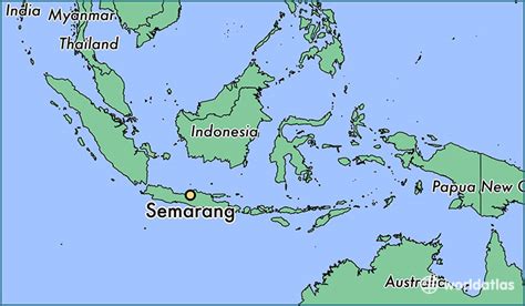 Where is Semarang, Indonesia? / Semarang, Central Java Map - WorldAtlas.com