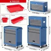 Tool Chest 8 drawers Rolling Tool Chest Wheels Detachable - Temu