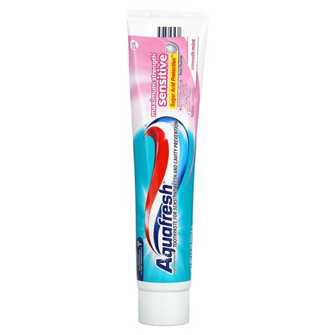 Aquafresh, Triple Protection Fluoride Toothpaste, Maximum Strength ...