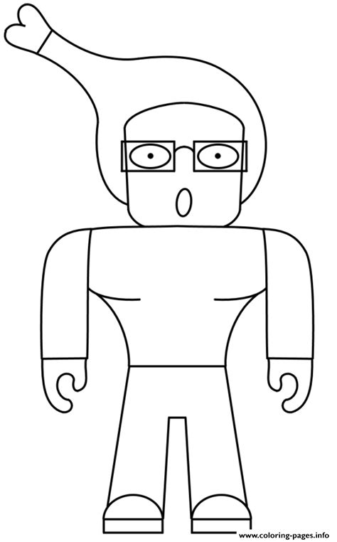 Roblox Robot Coloring Pages