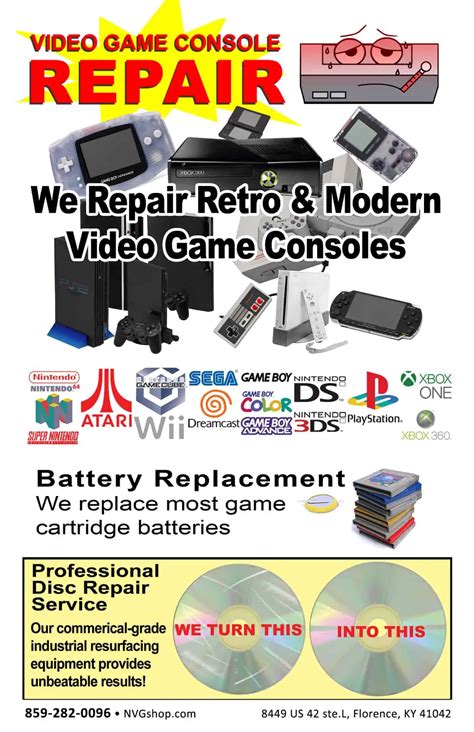 console repairs | Nostalgic Video Games