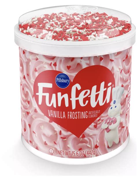 Pillsbury Funfetti Valentine's Day Cake Mix And Frosting Are Here To Help You Bake Your Heart Out