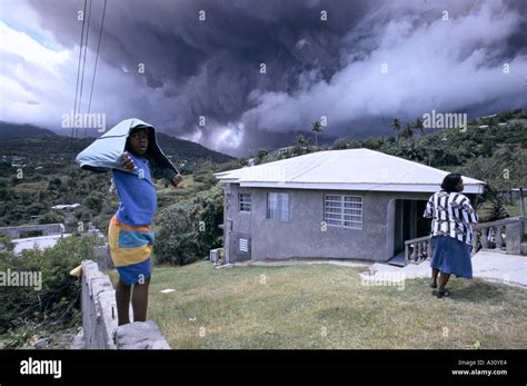 Montserrat volcano hi-res stock photography and images - Alamy