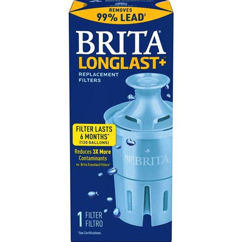 Brita Longlast Coconut Shell Carbon Pitcher Replacement Filter at Lowes.com