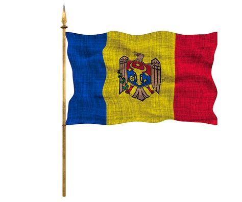 Premium Photo | National flag of Moldova Background with flag of Moldova