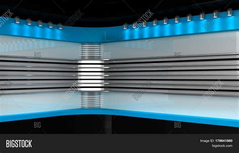 Tv Studio. Red Studio Image & Photo (Free Trial) | Bigstock