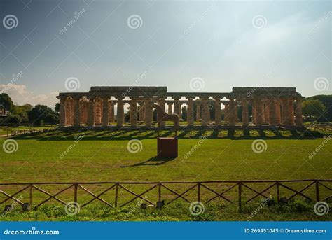 First Temple of Hera in Paestum Editorial Image - Image of building ...