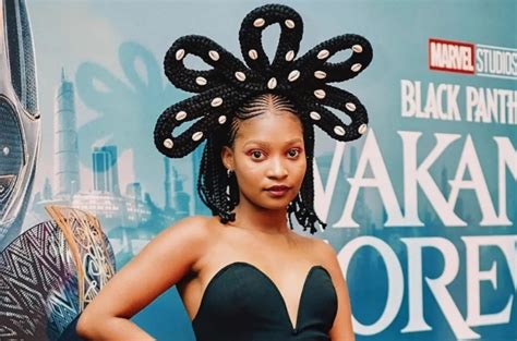 Gomora's Tshiamo "Lerato Mokoka" Stuns Mzansi with Her Wakanda hairstyle