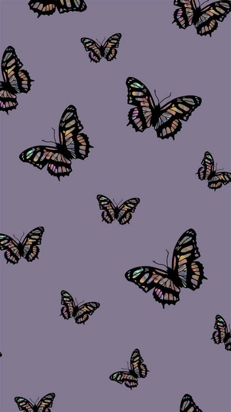 Aesthetic Wallpapers Purple Butterfly - Goimages Rush