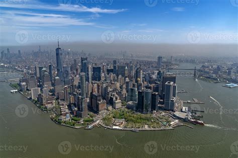 manhattan aerial view from helicopter 18761754 Stock Photo at Vecteezy